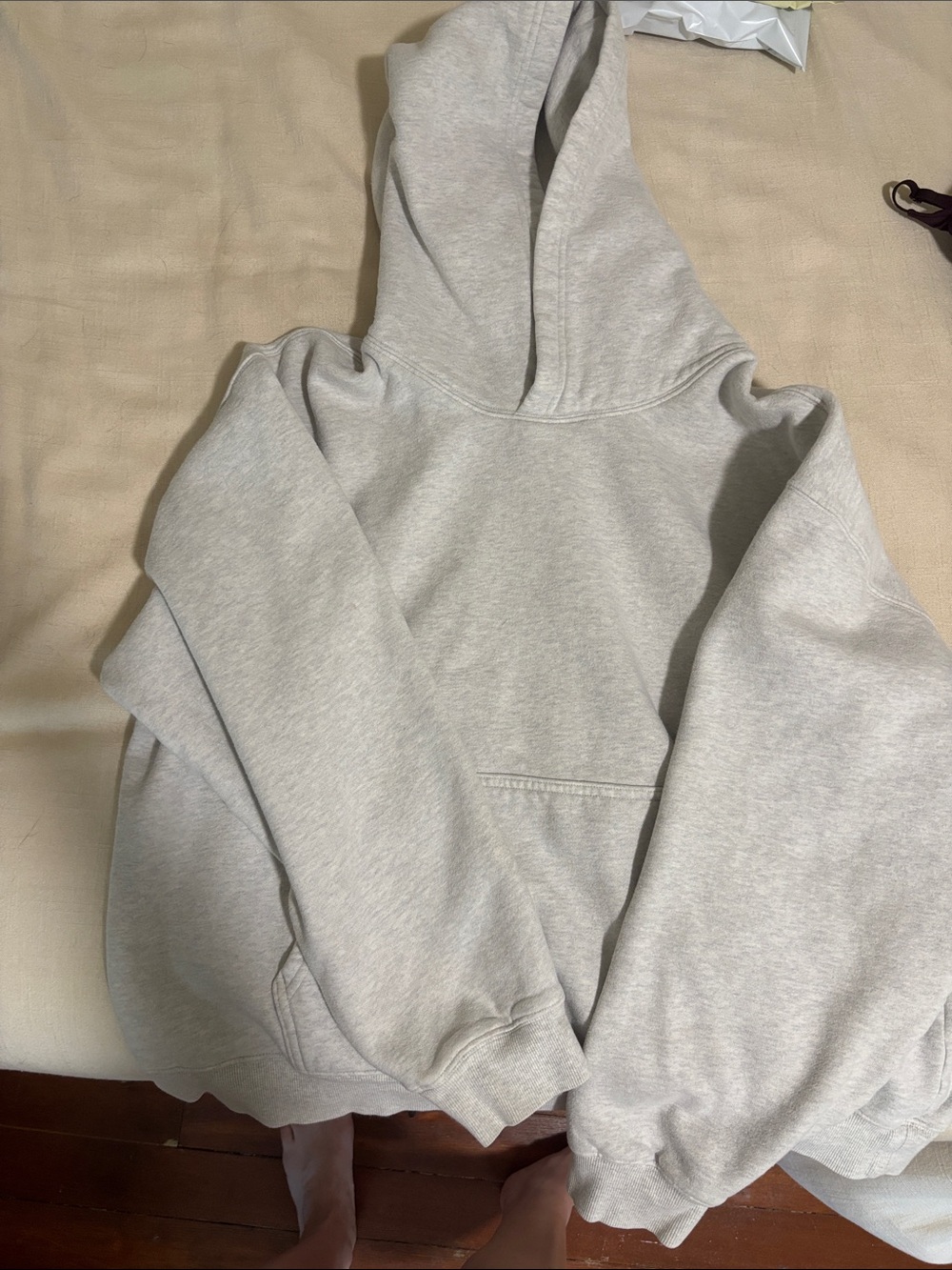 Light grey Aritzia hoodie